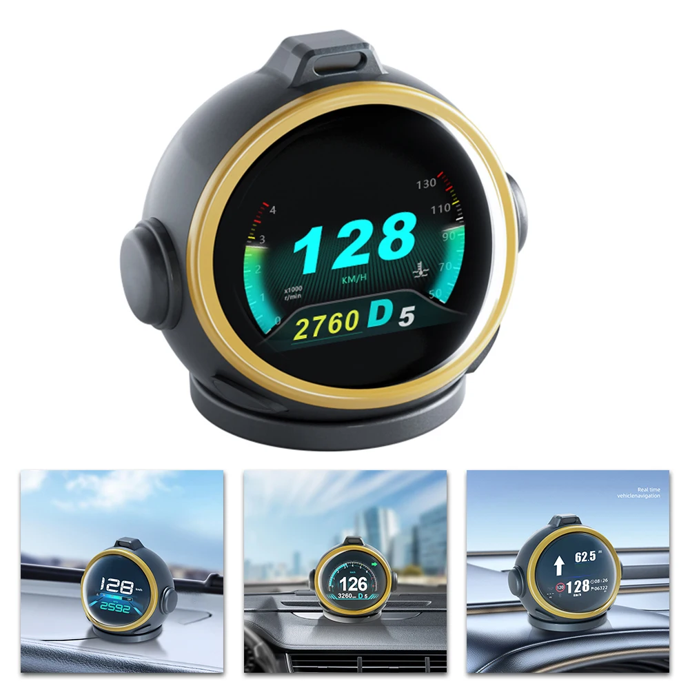 

2023 Newest HUD Future-oriented Robot Design Digital Speedometer Gesture Control Digital Speedometer Gesture Control
