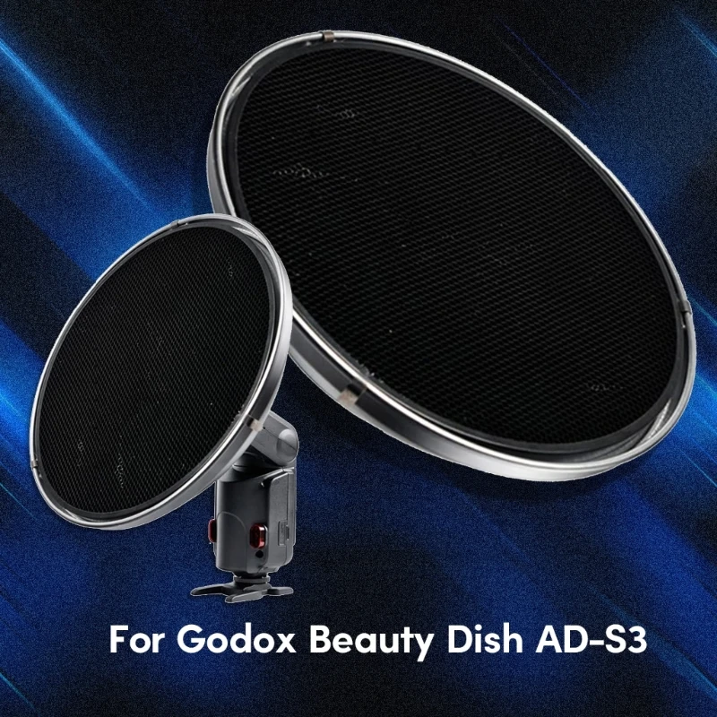 

Beauty Dish ADS3 Универсальный рассеиватель контролирует направление света и уменьшает блики для получения четких и естественных