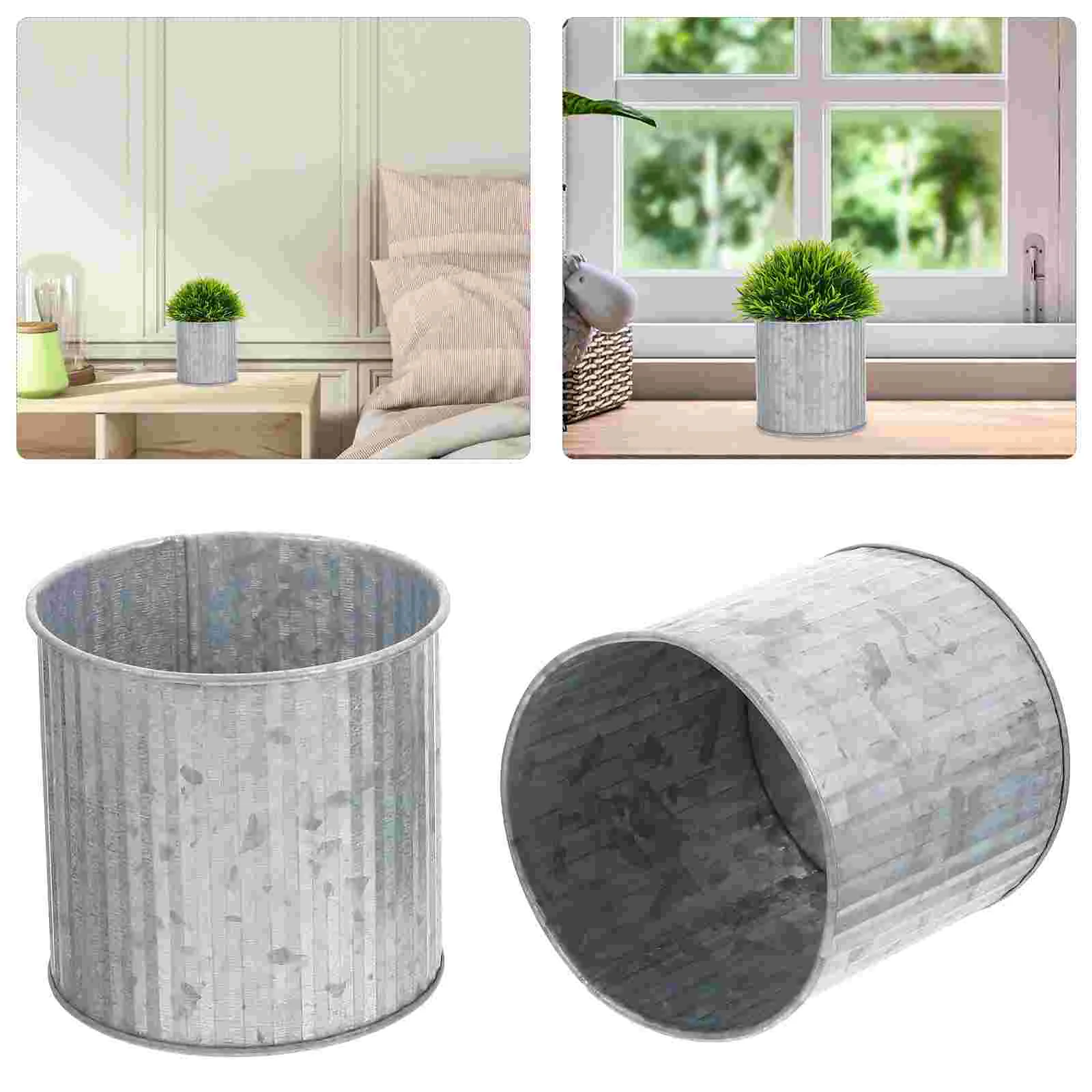 

4 шт., железная горшок для сада