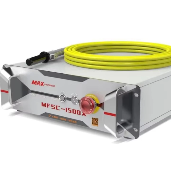 Китай хорошее качество MAX 1500 Вт волоконный лазерный источник MFSC-1500X для резки