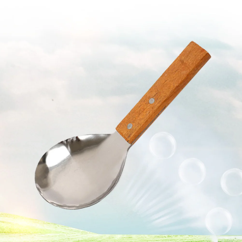 

Soup Spoon Serving Spoons Rice Wooden Paddle Foodsoup Spoonsround Spoonsdeep Spoonschinese Ladleasian Ladlenessie