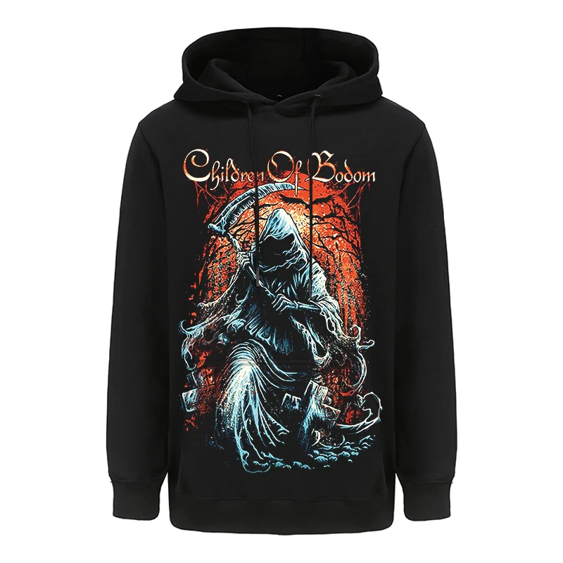 9 Designs Death Band Children Of Bodom Harajuku Pollover Sweatshirt Streetwear Soft Warm Heavy Metal Hoodies Punk Demon Fleece