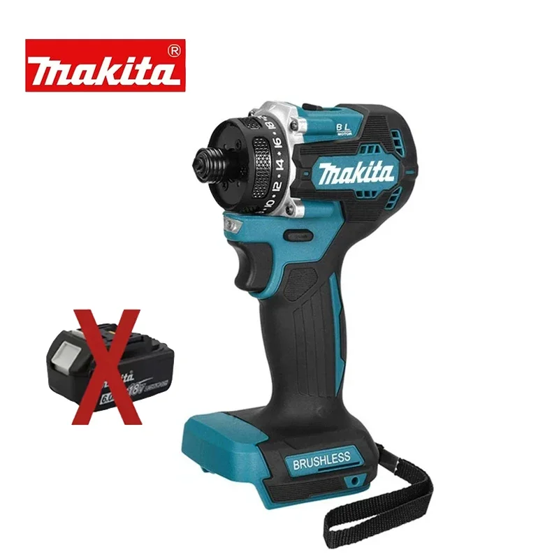 

Бесщеточный электрический шуруповерт Makita 4000 об/мин, 3800 ударов в минуту, 180 Нм, ударная дрель-шуруповерт для аккумулятора 18В, для плитки, металла, дерева