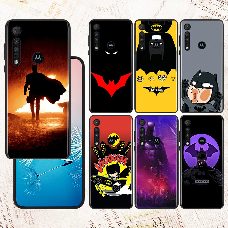 

Cartoon Cool Batman Heroes For Motorola E32 G52 G Stylus G41 G71 Edge G60 S G9 G8 20 E7i Power One Fusion Black Phone Case