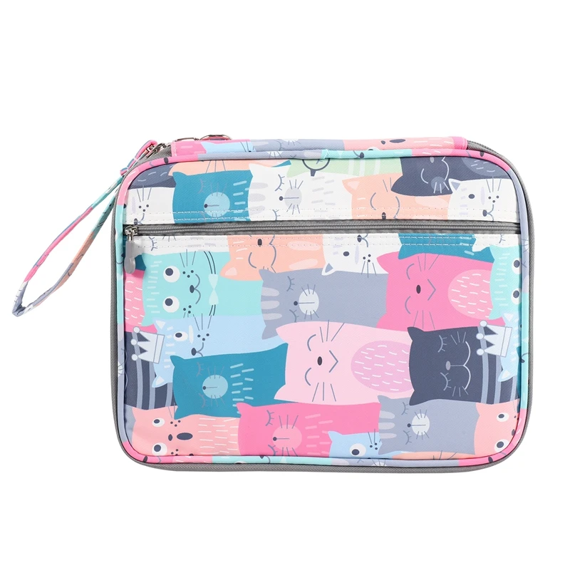 Bag Case Organizer Cosmetic Bag For Colored Pencil Watercolor Pen Markers Gel Pens Bag