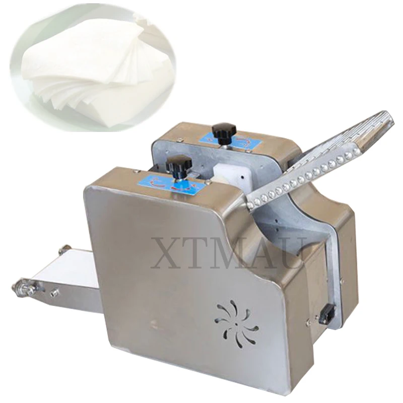 

Машина для обертывания пельменей Wonton Baozi, машина для производства кожи Jiaozi, роликовый автоматический слайсер