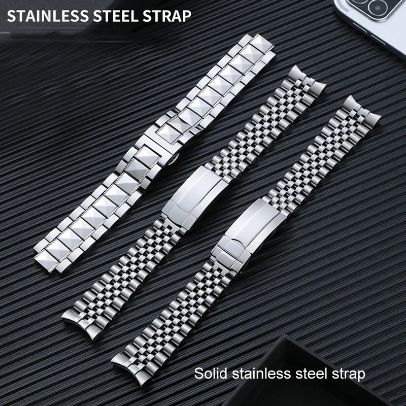316L Stainless Steel Bracelet Men Luxury Watch Band for Rolex Oyster Perpetual Datejust DAYTONA SUBMARINER Strap 20mm