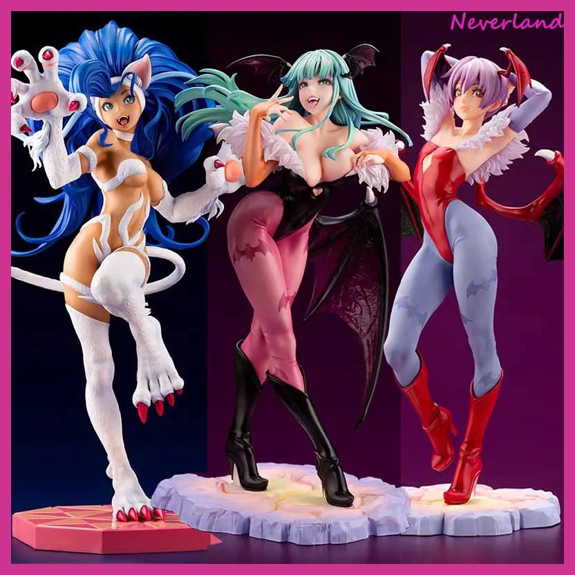 

Darkstalkers Morrigan Aensland Figure Action Figurine 23cm PVC Statue Anime Girl Model Collection Kawaii Halloween Doll Gift