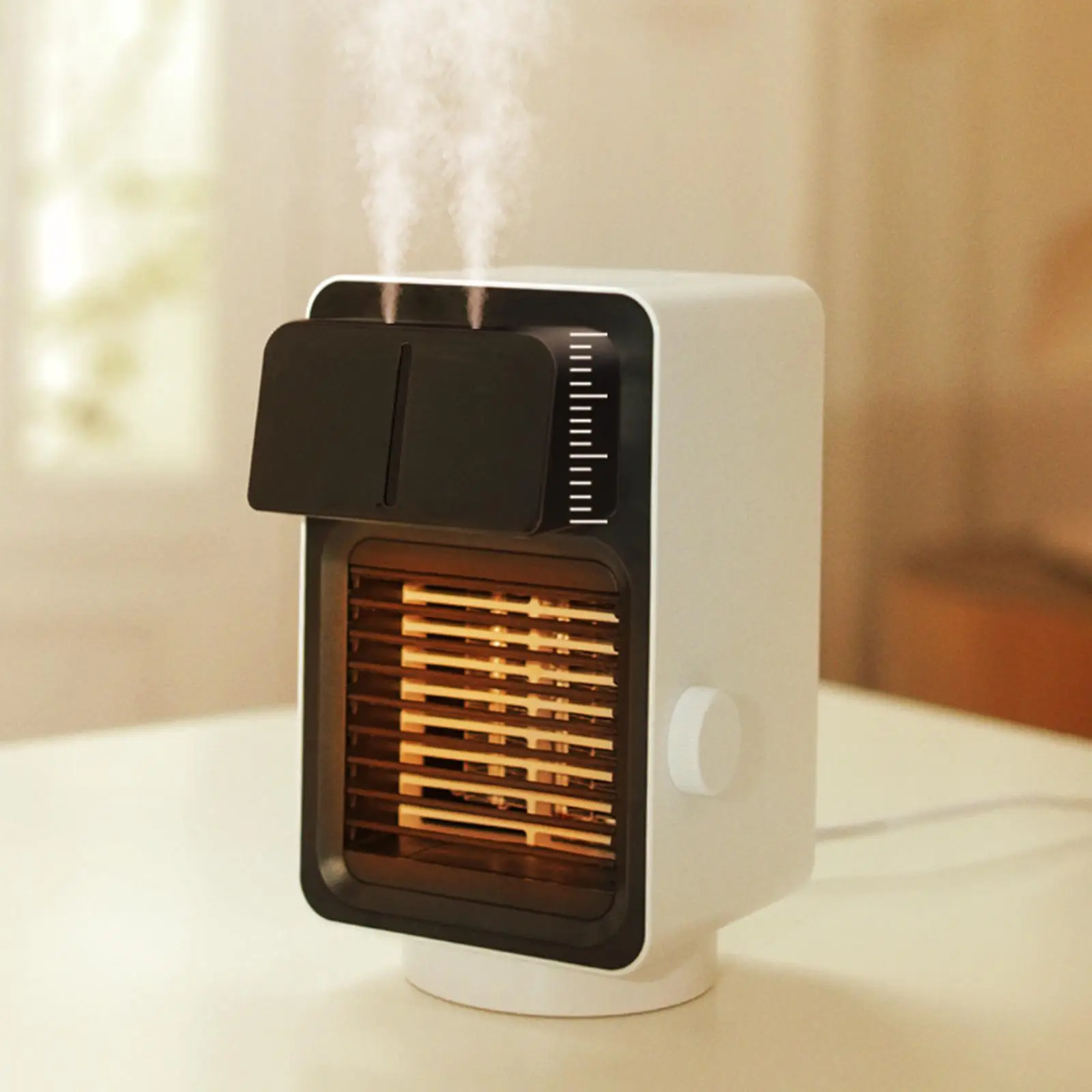 

Electric Space Heater Air Humidifier Portable Indoor for Office Bedroom