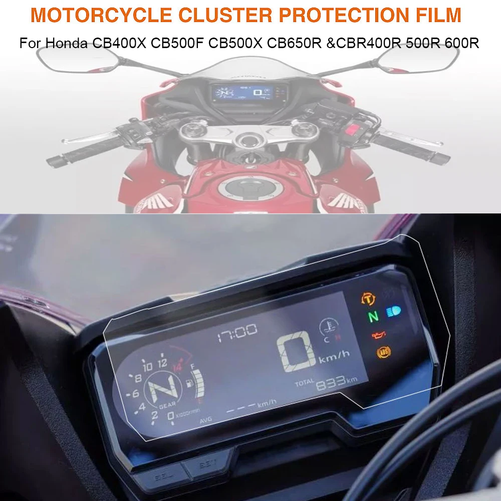 

Защитная пленка для приборной панели для Honda CB 400X 500X 500F CBR 400R 500R 650R 2019 - 2022 2023