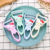 kawaii sanrio accessories hello kitty skin peeler cartoon kitty cute peeler household peeling knife bottle opener melon planer