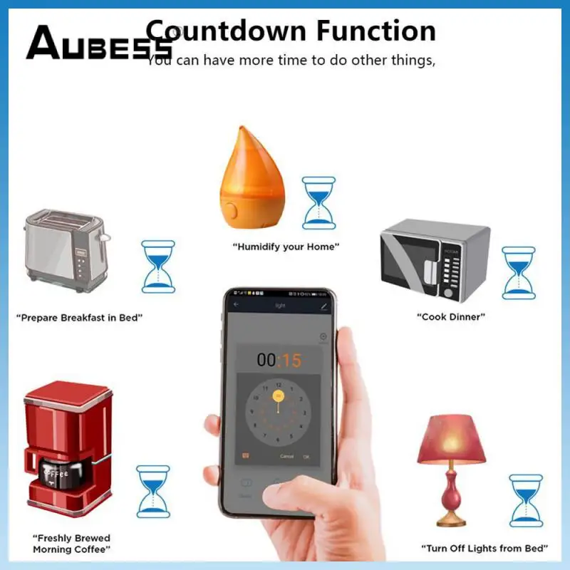 

Умный выключатель Zero Fire, универсальный переключатель с поддержкой Wi-Fi и Bluetooth, с голосовым управлением и управлением через приложение, 110-240 В...