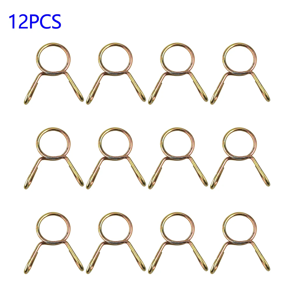 

- 8mm Fuel Line Clips 12PCS Accessories FOR Honda CB100N Oil Pipes Parts