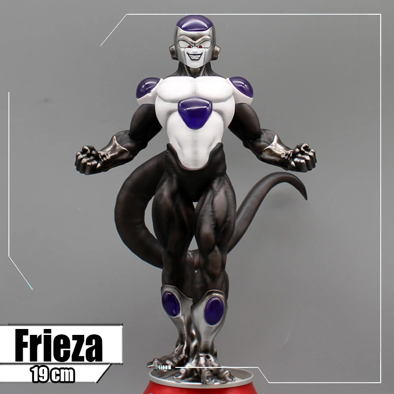 19cm Dragon Ball Z Final Form Freezer Figurine Black Gold Frieza PVC Action Figures Collection Model Toys for Children Gifts
