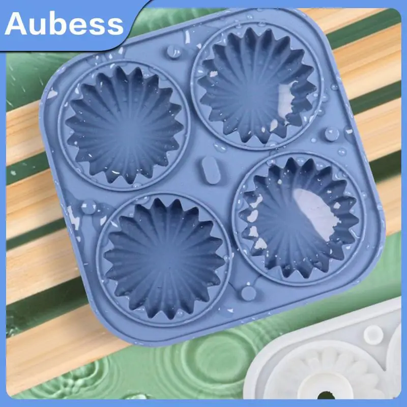 

Easy To Clean Easy Demolding Ice Hockey Food Grade Molds Soft Silicone Kitchen Elf Ball Food Grade Materials Ice Block Mold