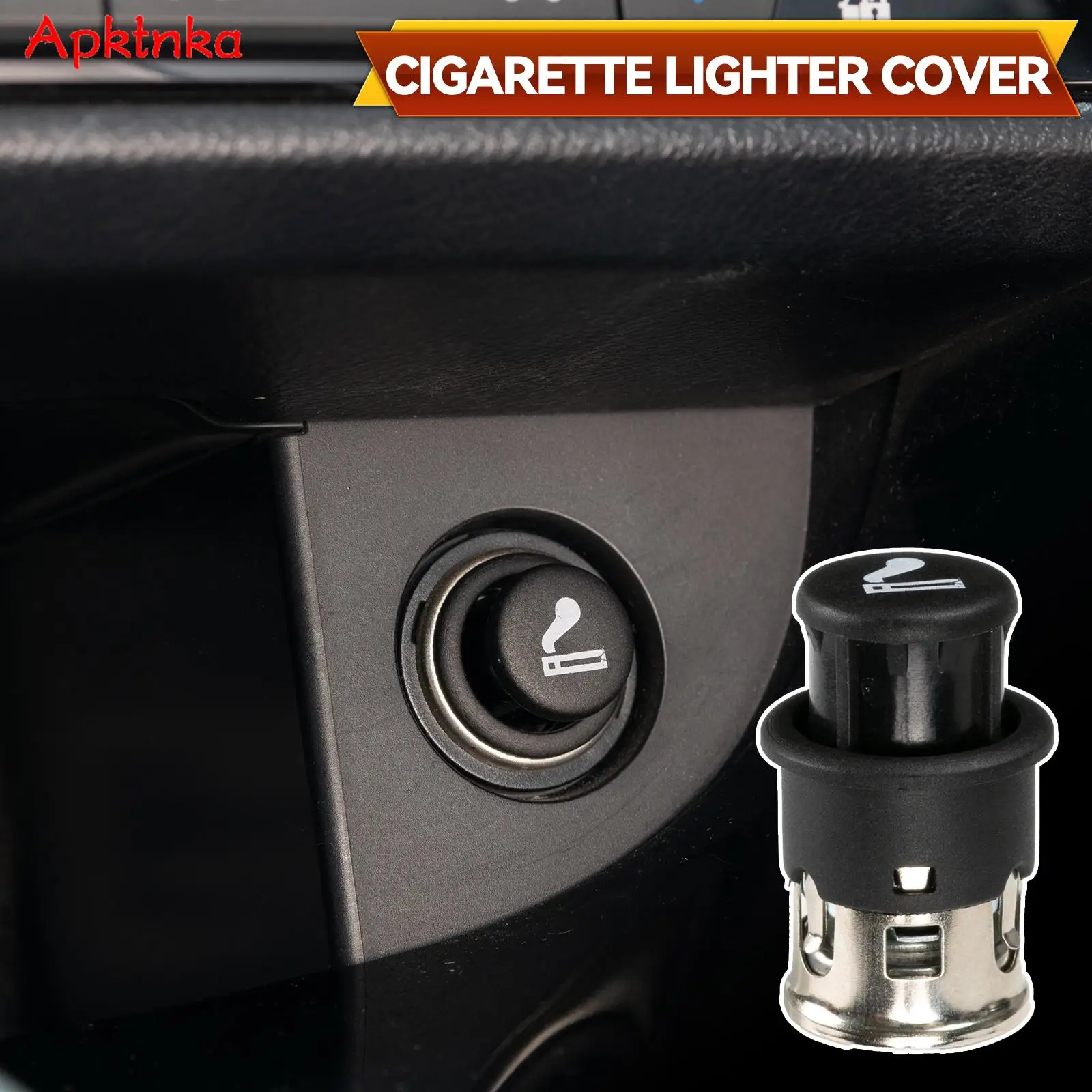 

APKTNKA Car Mini Cigarette Lighter For AUDI A1 A3 A4 A6 A3 A5 A7 Q3 Q5 Q7 VW CC EOS POLO Passat Jetta Golf Tiguan 1J0919307