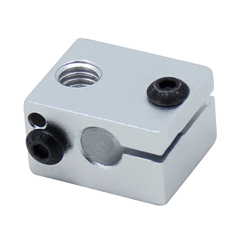 

Aluminium Alloy V6 Heat Block For V5 V6 J-Head Extruder Hotend 3D Printers Parts Heater Hot End Heating Accessories 20X16x12 Mm