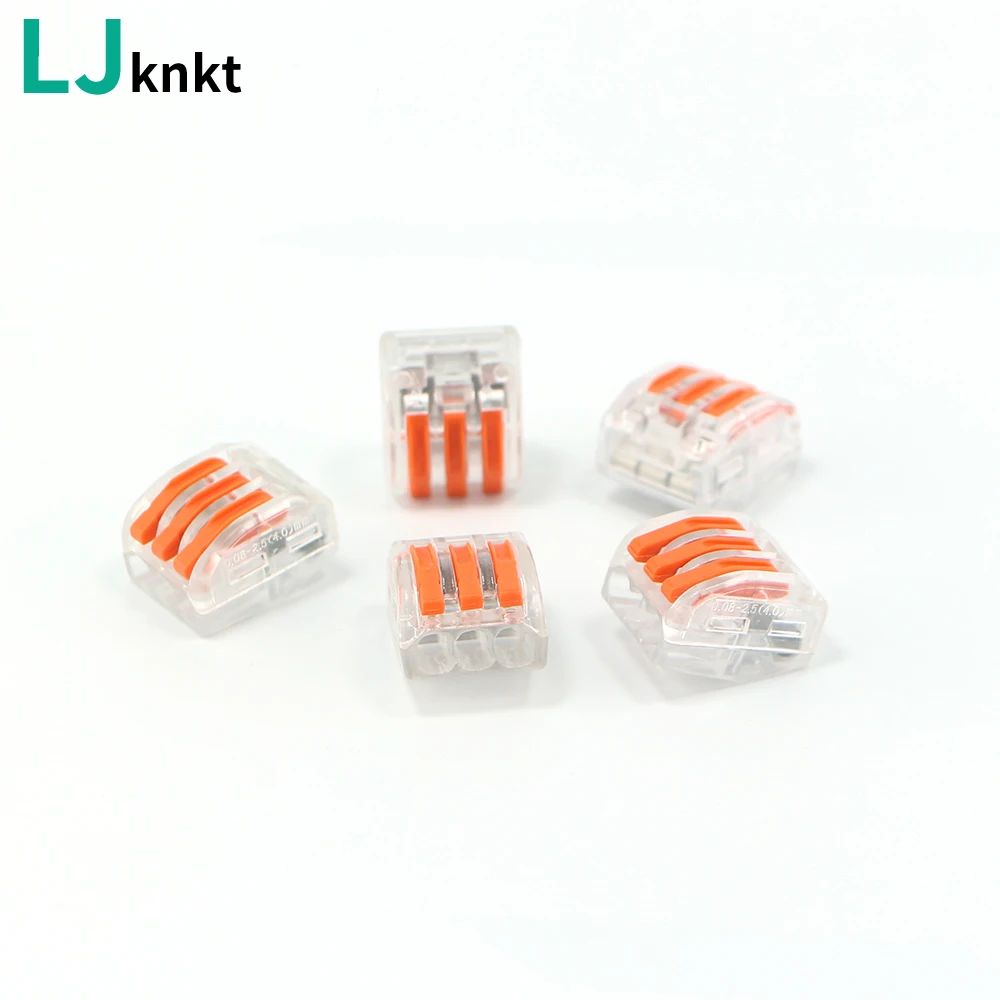 

20-50 Wire Connectors Home Improvement Mini Universal Push-in Cable Terminals, Quick Spring Splice Cable Terminals