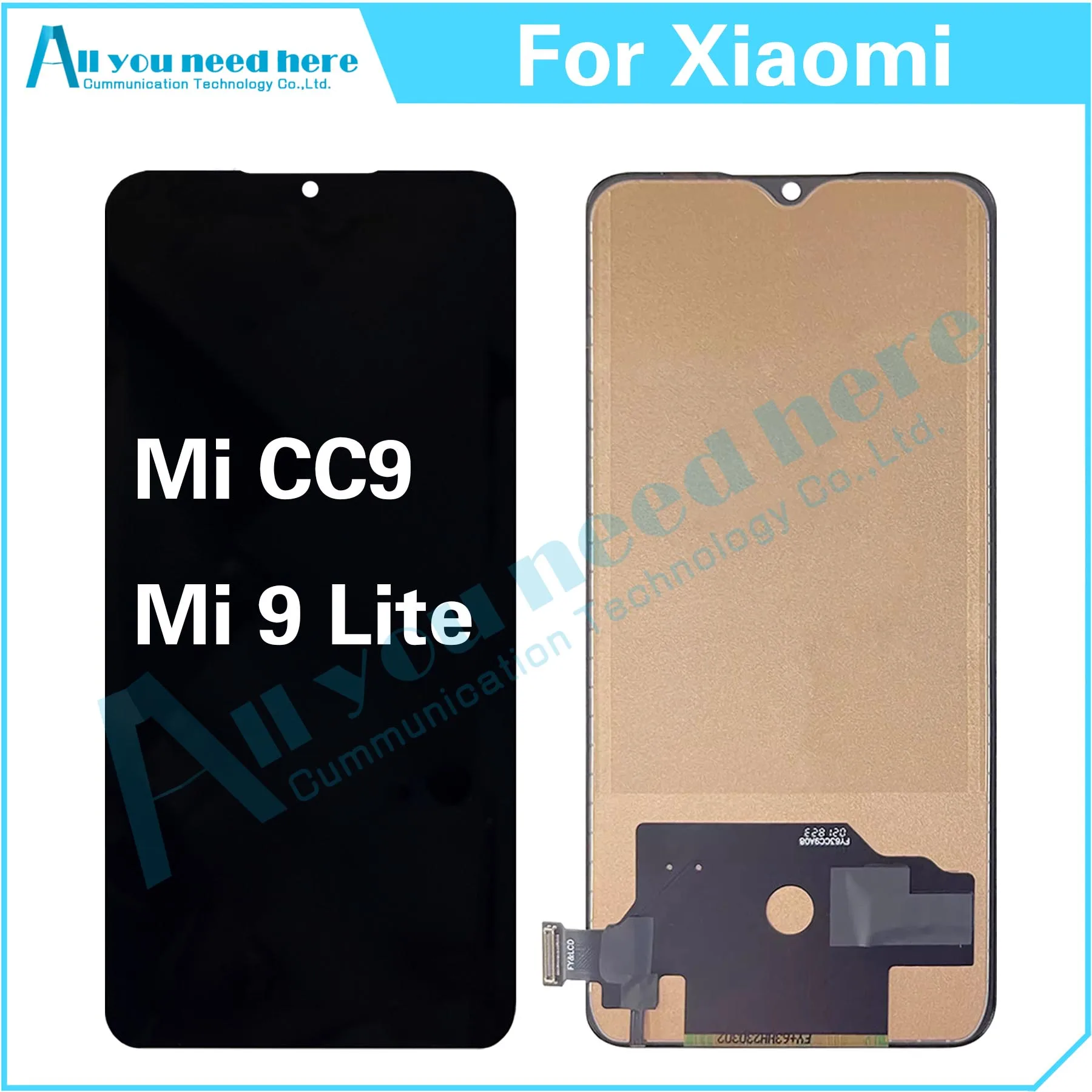 Фото 100% протестированный LCD-дисплей с сенсорным экраном для Xiaomi Mi 9 Lite CC9 (Mi9Lite M1904F3BG TFT), без возможности использования сканера отпечатков пальцев №1