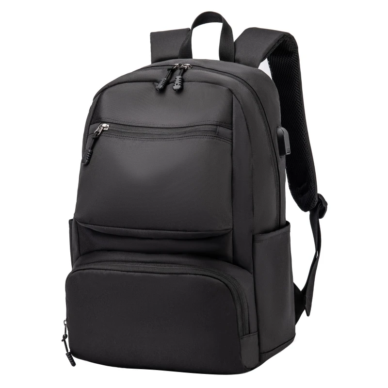 15.6 Inch Travel Laptop Backpack Business Daypack with USB Charging Port Teenager School Computer Bag Large Capacity Bookbag for AliExpress