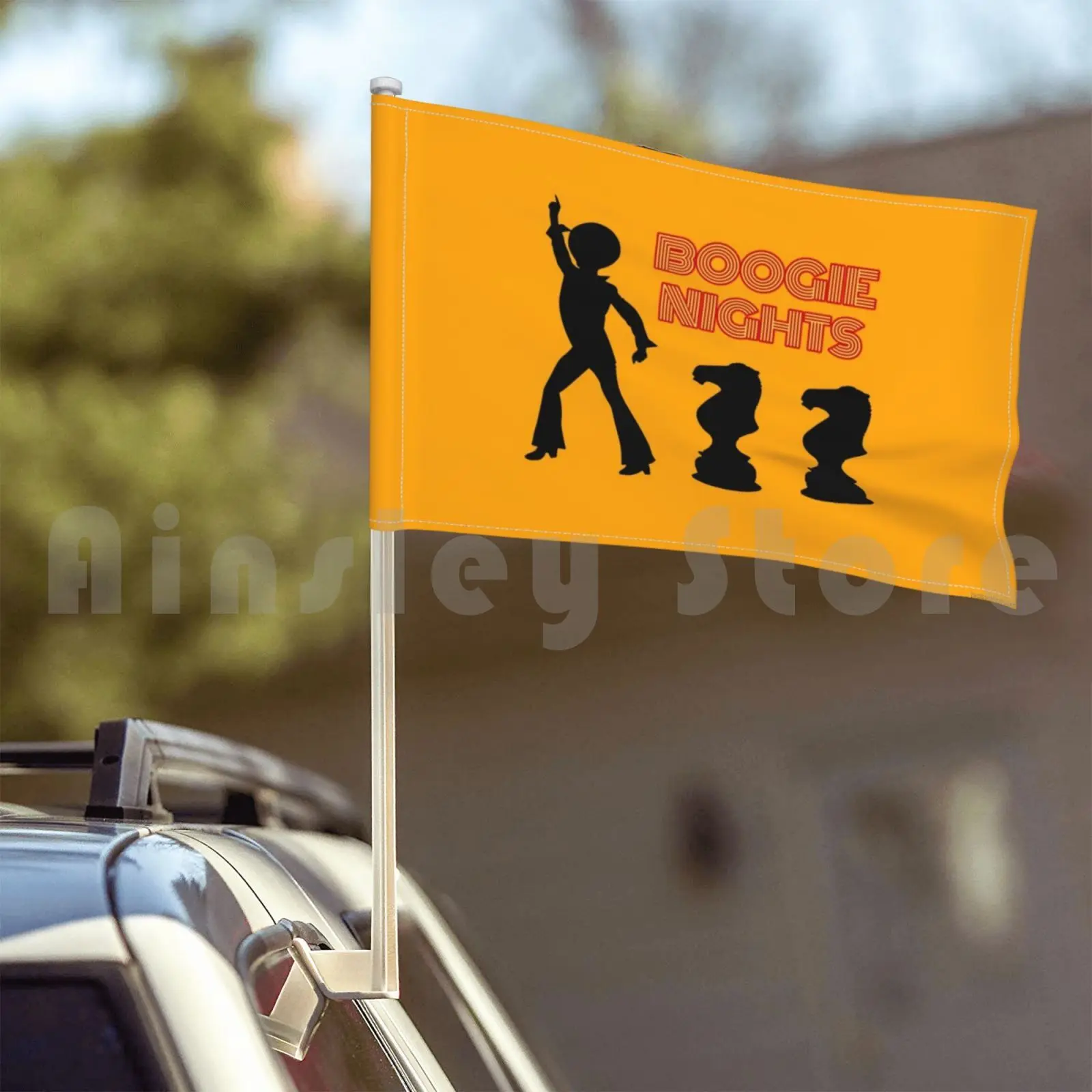 Буги-найтс Пиктограмма Плакат с фильмом для уличного декора, флаг для автомобиля, кино.