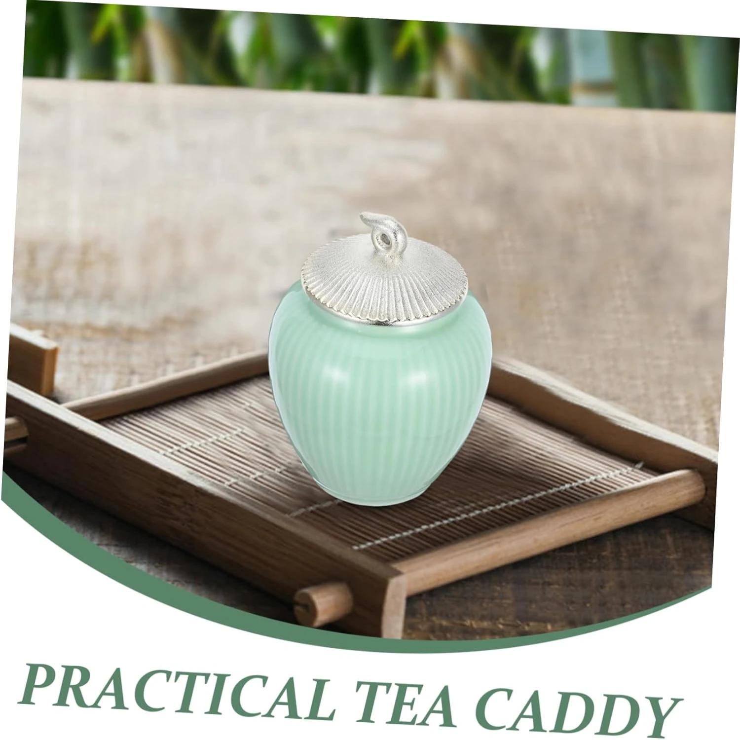 2 шт. китайская банка для чая контейнер бытовая керамическая канистра аксессуар