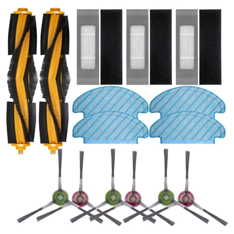 

Основная боковая щетка фильтр Швабра Ткань Для ECOVACS Deebot T8 AIVI/T8/ N8 Pro Plus /N8 Pro Аксессуары для робота-пылесоса