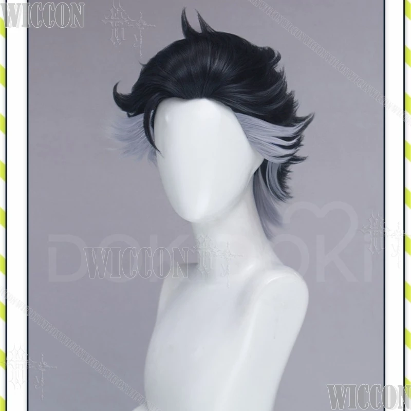 Фото Парик для косплея Gachiakuta Kutony Cthoni Zodyl Fluffy Teased Top из термостойкого волокна, с отстегивающимися ахаогами, для фестивалей и Comic Con №5
