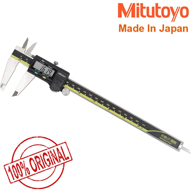 

Mitutoyo Original 500-197-30 Digital Calipers, 0 to 8"/0 to 200mm Range, 0.0005"/0.01mm,made in Japan,Metric/inch