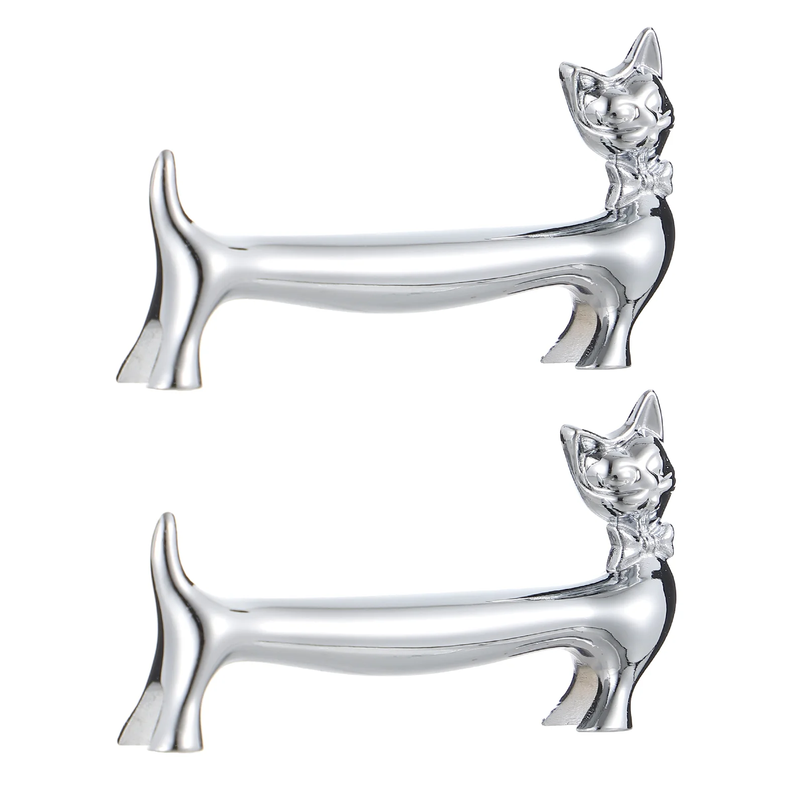 

Rest Chopsticks Chopstick Holder Spoon Stand Rack Metal Cat Fork Table Dinner Pillow Cutlery Animal Rests Kitchen Kitten Utensil