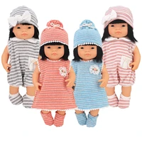 wool outfits jumpsuit dress hats socks for 16 18 inch 40 45cm newborn baby boys girls dolls clothes accessories children toys