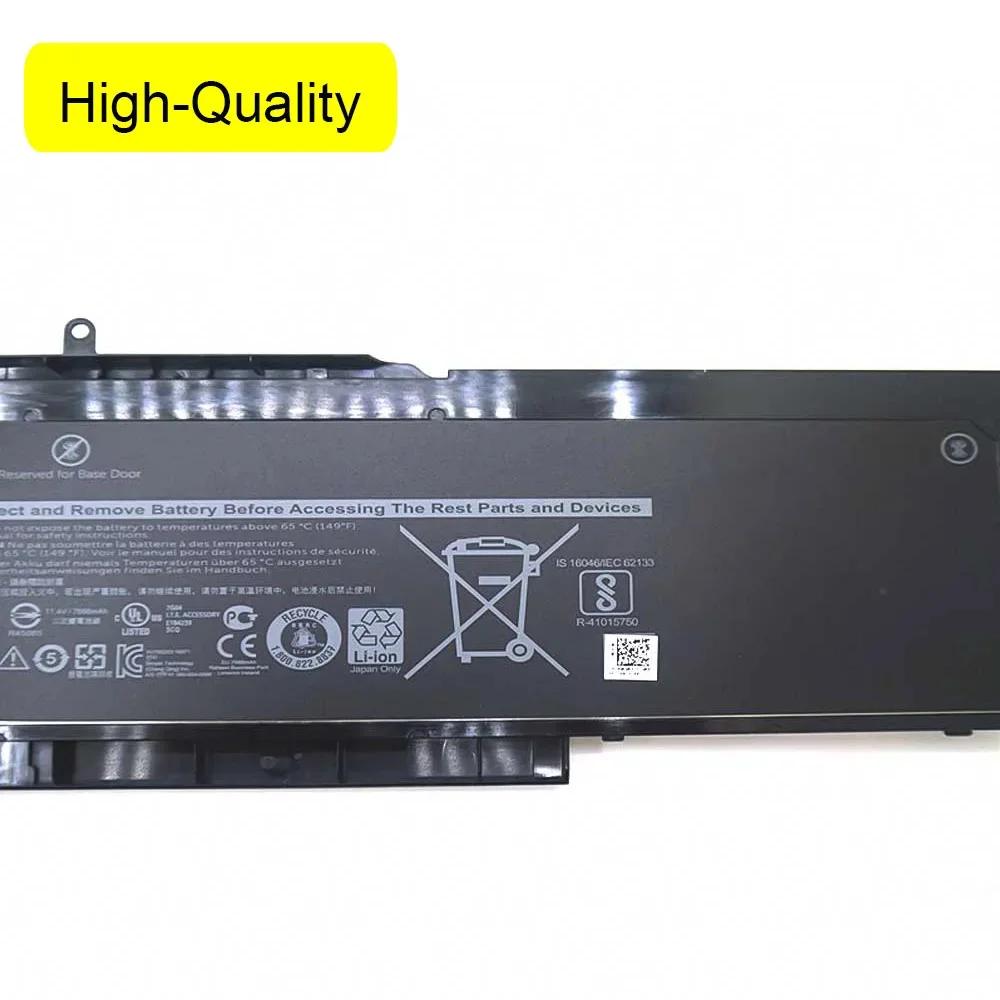 Аккумулятор DODOMORN VG93N для ноутбука Dell Latitude 5480 5490 5491 5495 5580 5590 5591 E5480 E5490 Precision 15 3520 3530