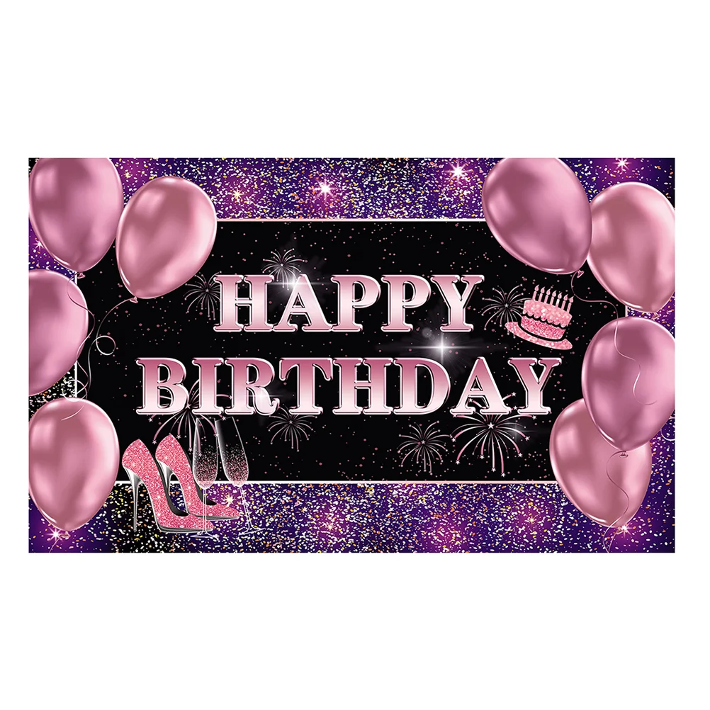 

Birthday Banners Birthday Party Photography Background Decors Wall Hanging Banner