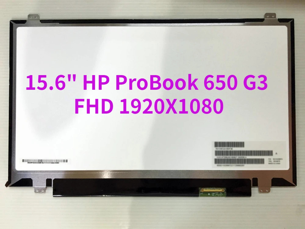 

Матрица для ноутбука 15,6 дюйма, светодиодный ЖК-дисплей, экран для HP ProBook 650 G3 WUXGA FHD X, сменная панель дисплея