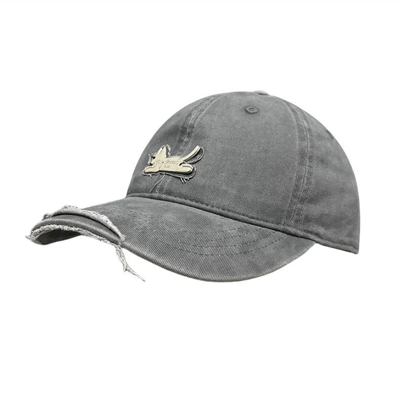 INS Мягкая верхняя шляпа с логотипом кота универсальная модная бейсболка мужская