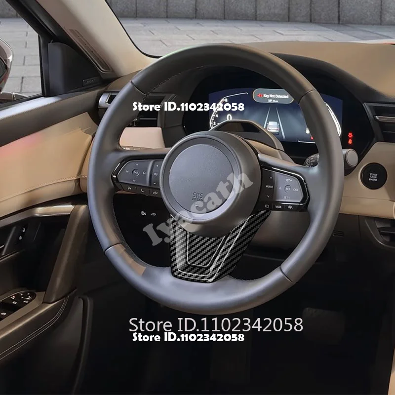 Фото Для Mazda CX-5 2026 2027: накладки из АБС-пластика под карбон для внутренних ручек дверей, передней приборной панели и панели переключения передач №4