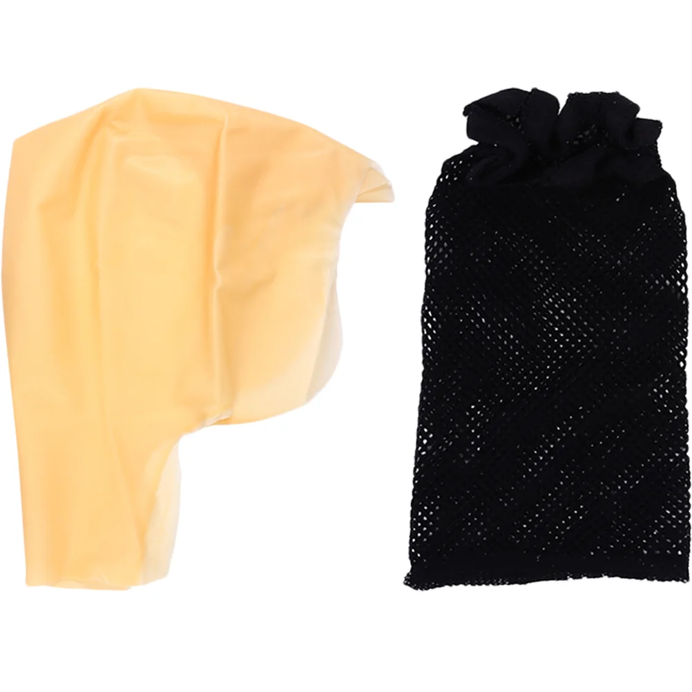 

Латексная крышка с головой лысой, искусственные шапки для макияжа, забавная шляпа, аксессуары для костюмов, Меховой чехол