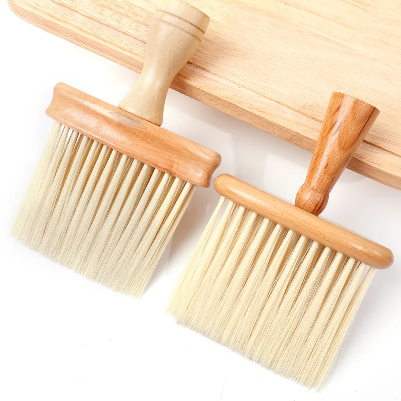 New Car Interior Cleaning Wooden Brush Air Outlet Dashboard Detailing Sweeping Dust Remover Soft Bristles Solid Wood Brushes images - 6