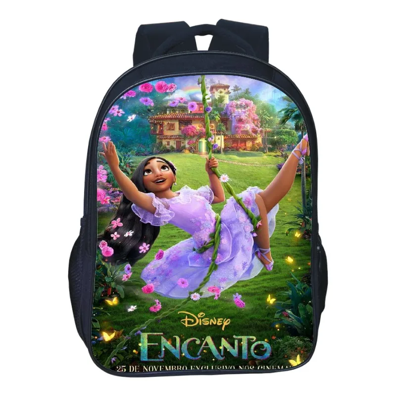 16inch Disney Encanto Printed Schoolbag Girls Elementary Backpack Children Comfortable Wear-resistant Cartoon Mirabel Mochilas | Багаж и