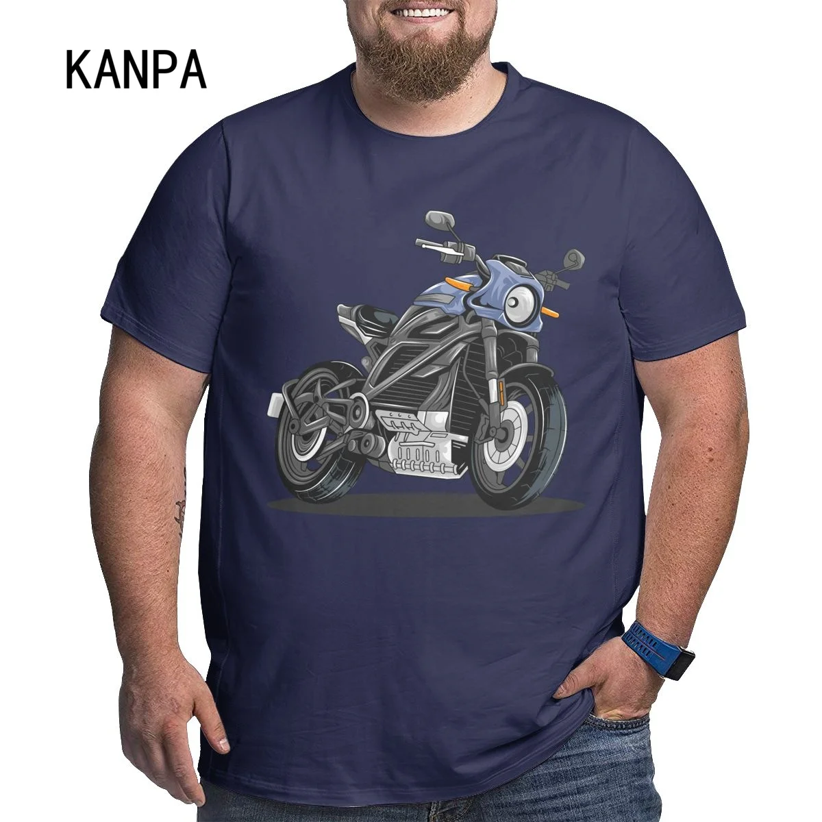 

Cool Design Trendy oversize T-Shirt Tee Motorcycles Big Trail Moto Motorbike Adventure Bikers Honda Motoarte Motorsport Tie