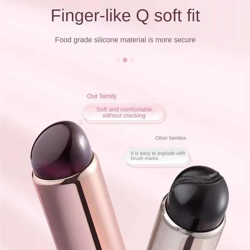 Силиконовый аппликатор для дизайна ногтей хромированный пигмент пыль