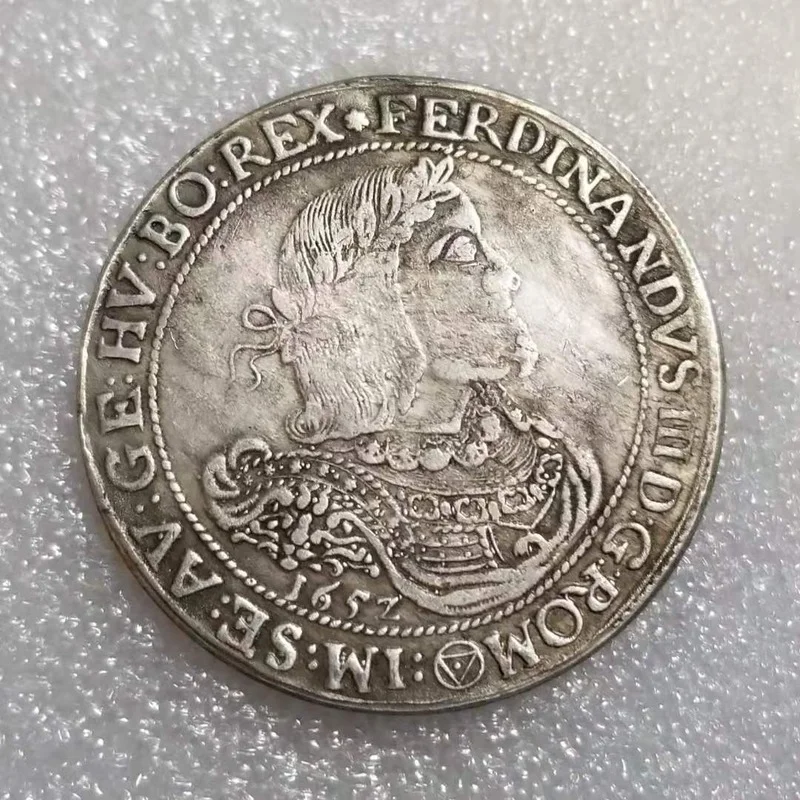 

Польша 1657 Посеребренная латунная памятная Коллекционная монета подарок удачная монета