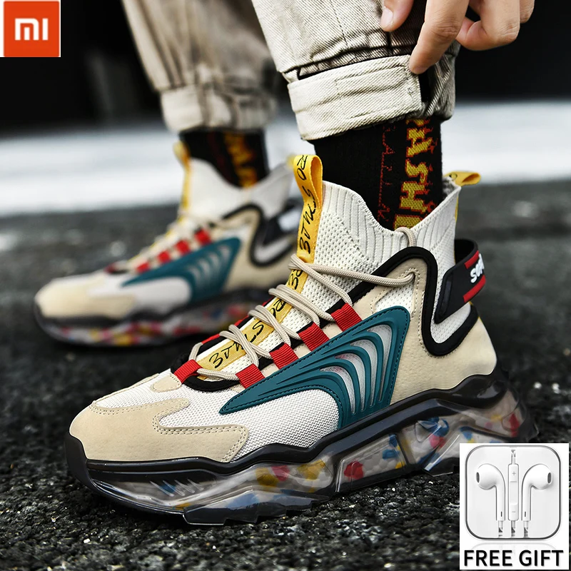 

xiaomi Men's Shoes Sneakers Rubber Outsole Non-slip Breathable Tennis Shoes Casual Shoes Tennis Sneakers Loafers Running Shoes