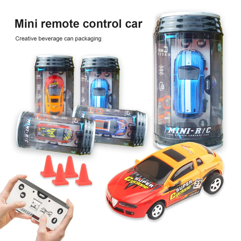 1:58 Mini Cans RC Car 2.4GHz Radio Remote Control Racing Drift Buggy Vehicle Toys RC Car Model For Children Boy Christmas Gift