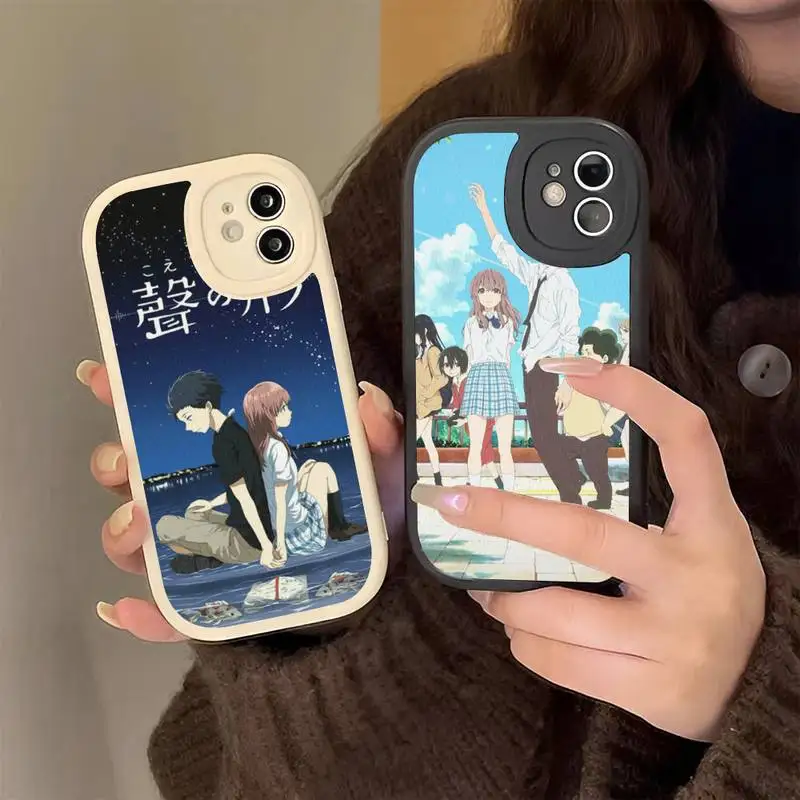 

A Silent Voice Anime Phone Case Hard Leather Phone Case For iPhone 14 13 12 Mini 11 14 Pro Max Xs X Xr 7 8 Plus