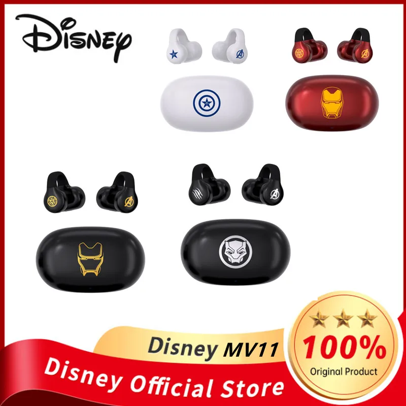

Disney Marvel MV11 Bluetooth Earphones HIFI Quality Headphones Noise Cancelling Gaming Video Dual Host Sports Wireless Headse
