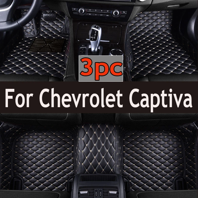

Автомобильные коврики для Chevrolet Captiva 7seat C100 C140 2006 ~ 2010, коврики с защитой от грязи, кожаный коврик, детали интерьера автомобиля, аксессуары