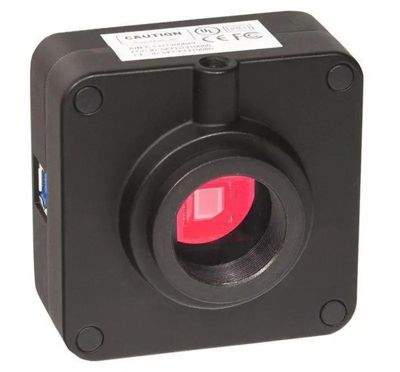 Камера для микроскопа Toupcam U3CMOS08500KPA с увеличением, видеокамера, записывающая студентские наблюдения с подставкой.