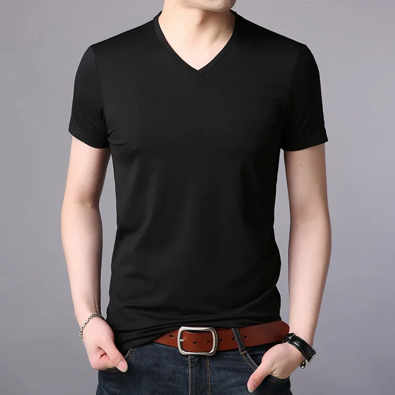 

5399-R-fashion sports and leisure round neck short-sleeved T-vest