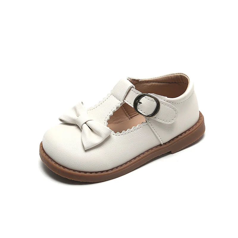 

Girls Leather Shoes Bow Children Performance Shoes Spring Chaussures Enfants Pour Fille School Girls Princess Mary Jane Shoes